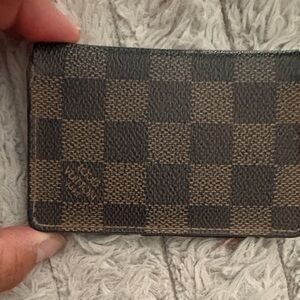 Louis Vuitton Checkered Card Holder